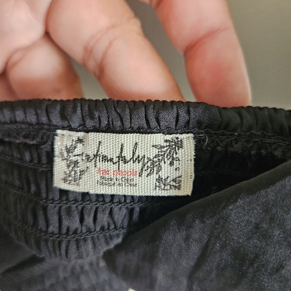 Free People Black Triangle Pullover Bra Bralette - Picture 6 of 7